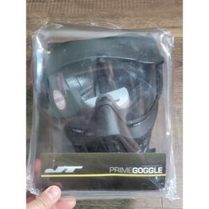 JT Elite Prime Paintball Goggle Mask Black Fog Resistant 180 Degree Vision New